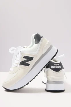 Shoes<NEW BALANCE 574 + Sneaker Linen/Phantom