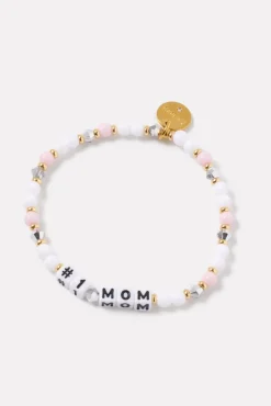 Jewelry<LITTLE WORDS PROJECT #1 Mom Bracelet Pink/Gray/White
