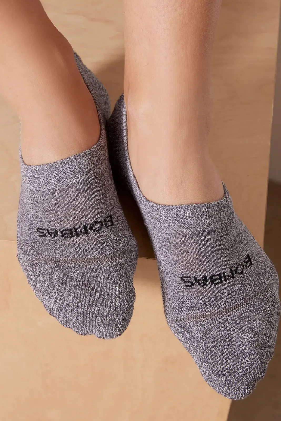 Socks<BOMBAS 3 Pack Cushion No Show Blk/Wht/Grey