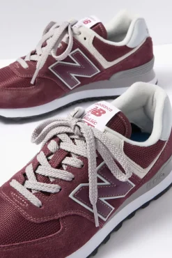 Shoes<NEW BALANCE 574 Sneaker Burgundy