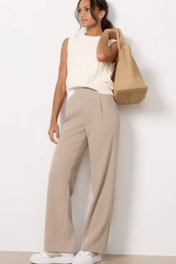 Pants & Leggings<VARLEY Aberdeen Straight Leg Pant Taupemarl