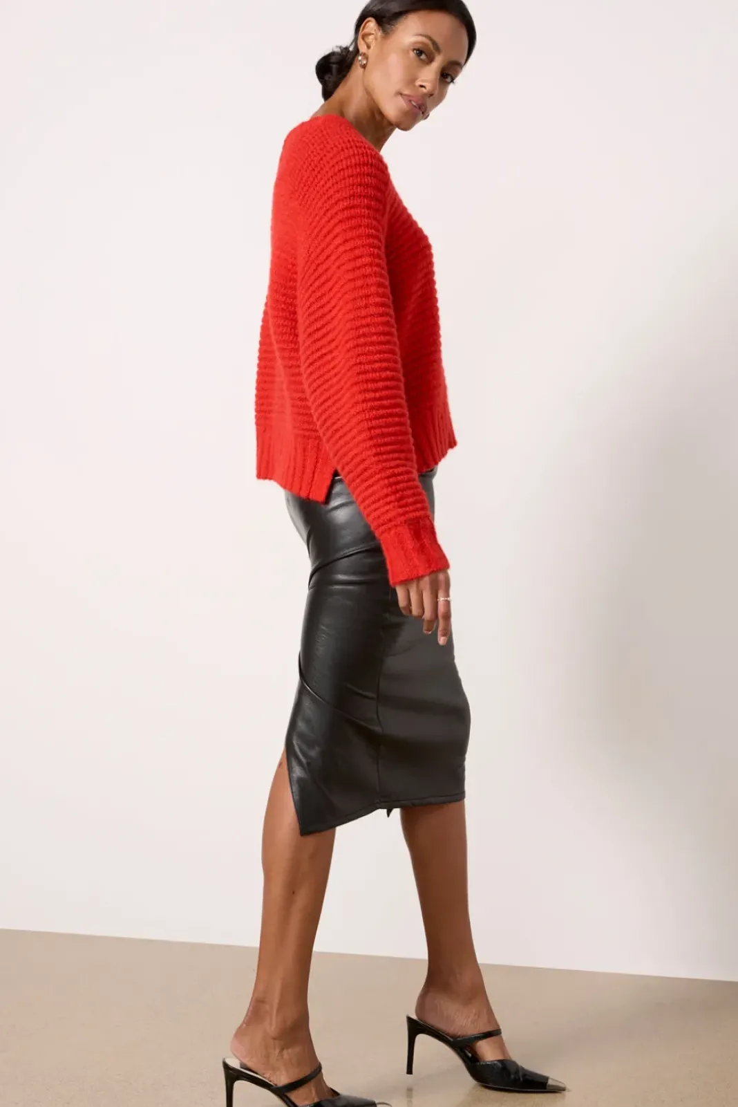 Sweaters<PISTOLA Adina Pullover Rouge