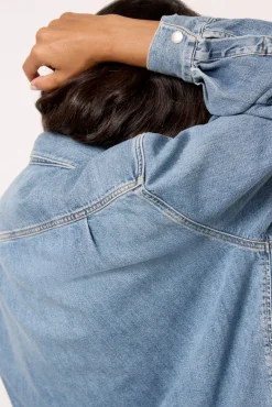 Tops & Tees<AGOLDE Aiden High Low Shirt Shout