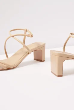 Shoes<SCHUTZ Aimee Block Heel Lightnude