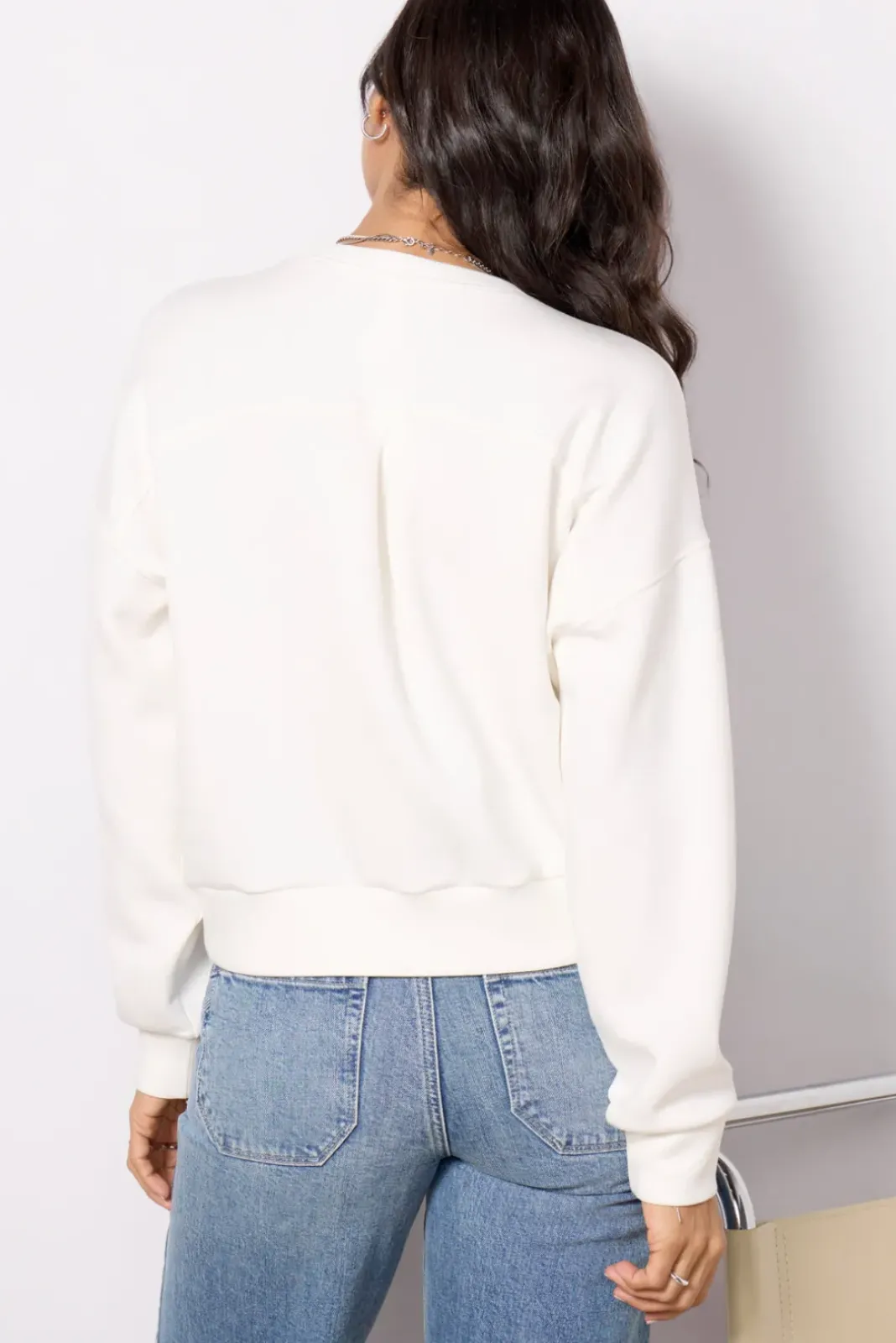 Matching Sets|Sweatshirts<SPANX AirEssentials Crew Powder