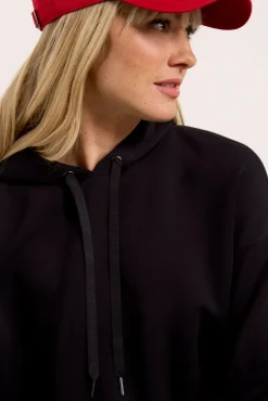 Matching Sets|Sweatshirts<SPANX AirEssentials Cropped Hoodie Veryblack