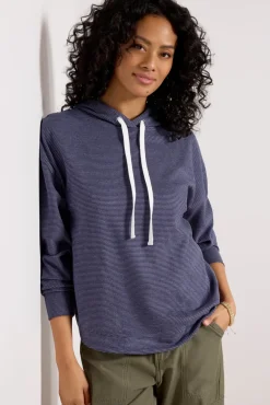 Sweatshirts<EVEREVE Alana Brushed Hoodie Darkstripe