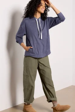 Sweatshirts<EVEREVE Alana Brushed Hoodie Darkstripe
