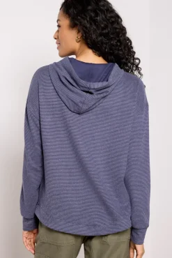 Sweatshirts<EVEREVE Alana Brushed Hoodie Darkstripe