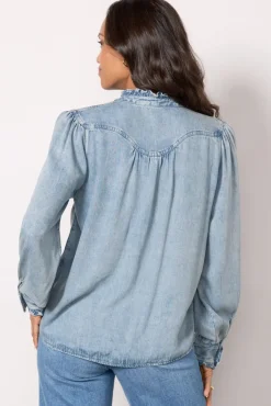 Tops & Tees<RAILS Alanna Shirt Antiqueindigo