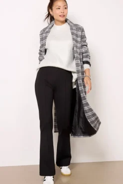 Pants & Leggings<VELVET Albee Ponte Pant Black