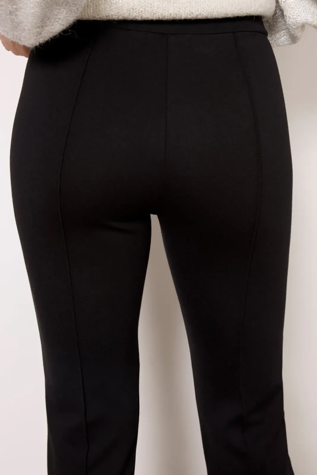 Pants & Leggings<VELVET Albee Ponte Pant Black