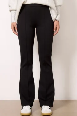 Pants & Leggings<VELVET Albee Ponte Pant Black