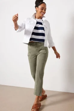 Jeans<PAIGE Alexis Cargo Vintageivygreen