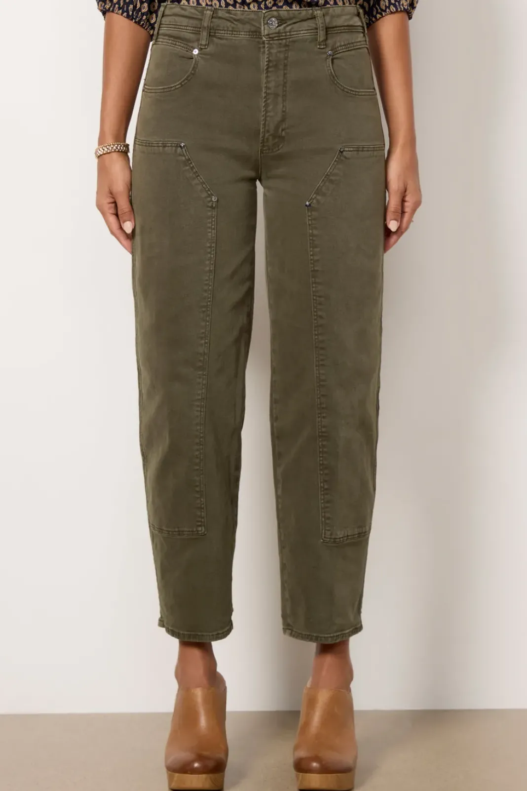 Jeans<PAIGE Alexis Workwear Pant Vintagebayougreen