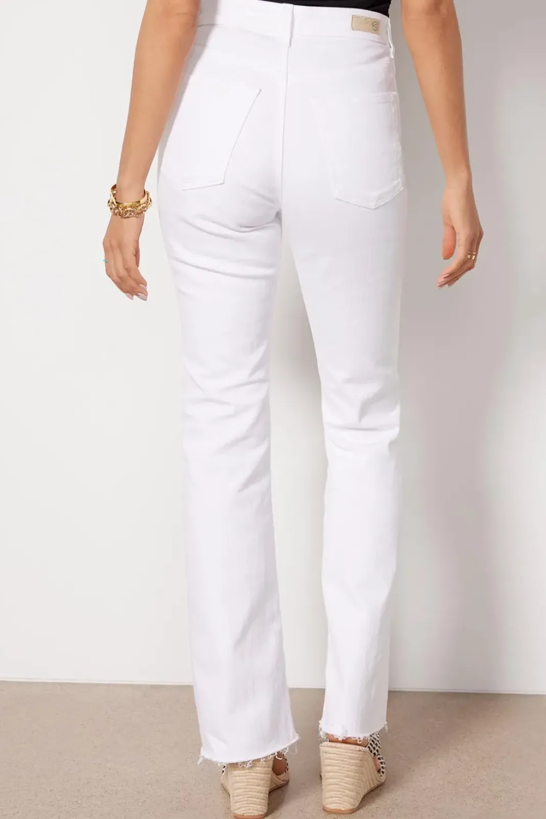 Jeans<AG Alexxis Boot Authenticwhite