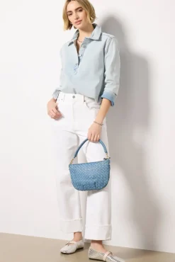 Tops & Tees<EVEREVE Alicia Denim Popover Lightwashdenim