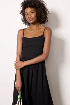 Dresses<MICHAEL STARS Allora Midi Dress Black