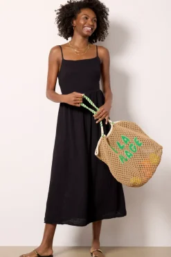 Dresses<MICHAEL STARS Allora Midi Dress Black