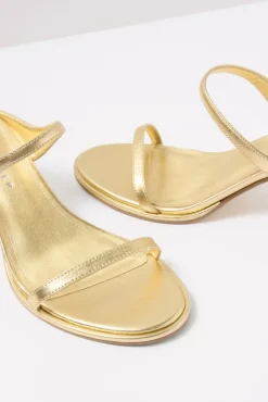 Shoes<MARC FISHER LTD Alonde Dress Sandal Gold