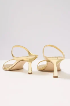 Shoes<MARC FISHER LTD Alonde Dress Sandal Gold