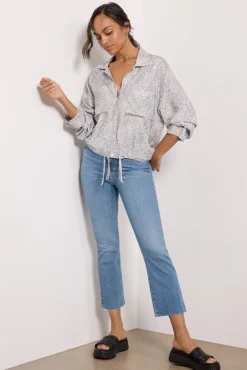 Tops & Tees<LNA Alpine Button Up Greyboa