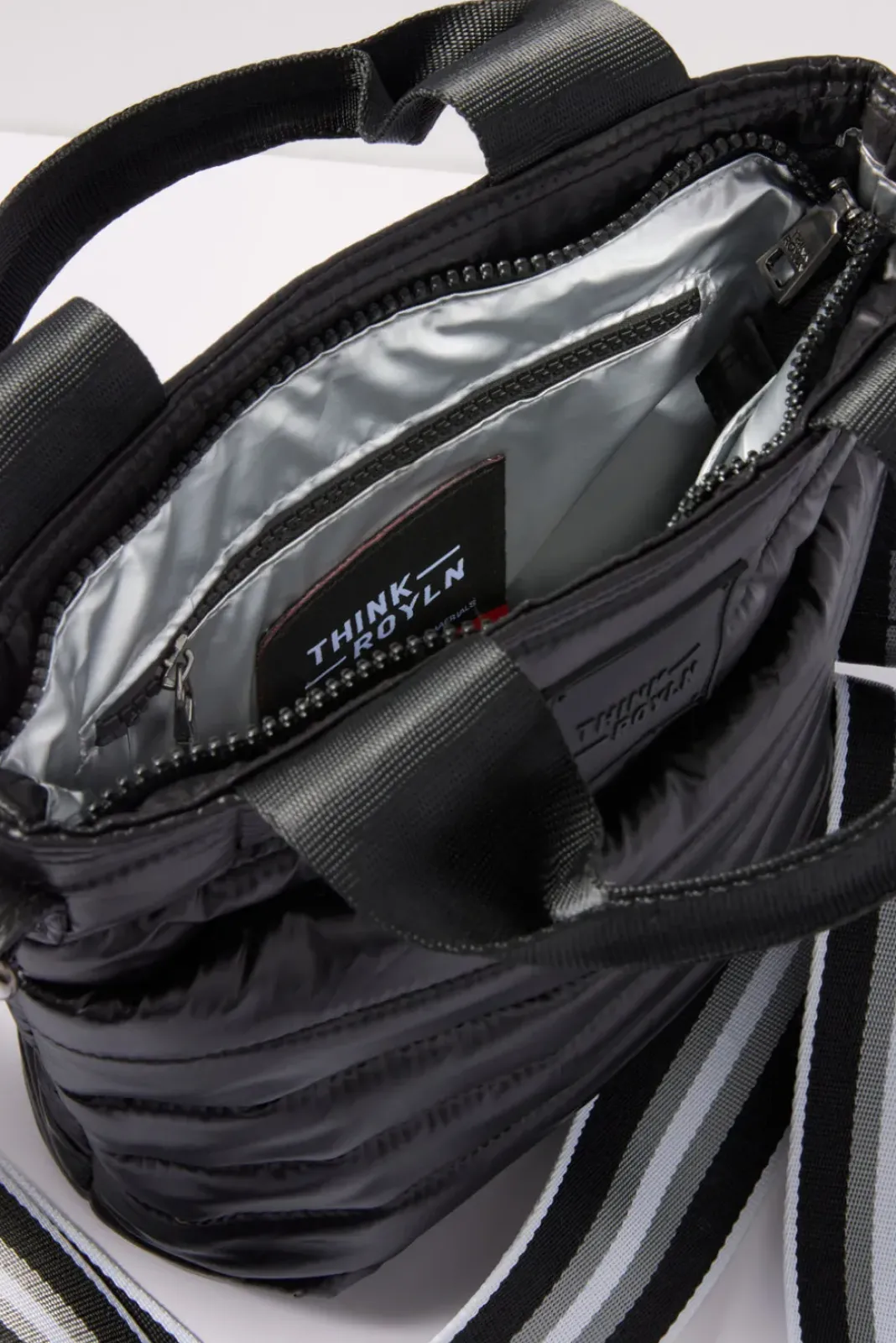 Bags<THINK ROYLN Ambassador Handbag Shinyblack