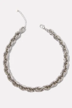 Jewelry<EVEREVE Amber Statement Necklace Silver
