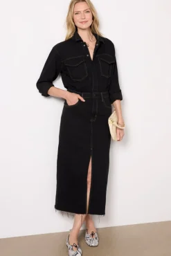 Dresses<PISTOLA Amira Dress Black