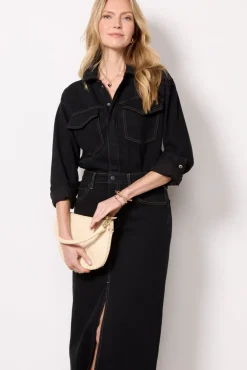 Dresses<PISTOLA Amira Dress Black