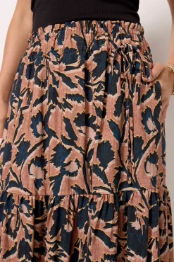 Skirts<EVEREVE Andie Tiered Maxi Skirt Multi