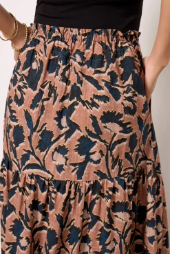 Skirts<EVEREVE Andie Tiered Maxi Skirt Multi