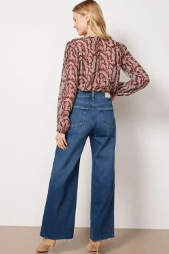 Jeans<PAIGE Anessa 31` w Raw Hem Arpeggio