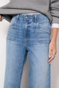 Jeans<PAIGE Anessa 31` w Utility Pockets Viva