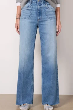 Jeans<PAIGE Anessa 31` w Utility Pockets Viva