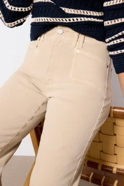 Jeans<PAIGE Anessa w Inset Pockets Vintagesoftsand