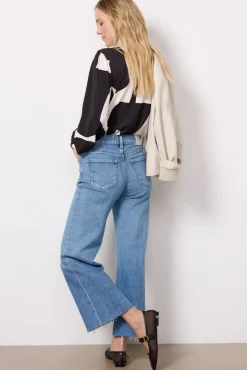 Jeans<PAIGE Anessa w Raw Hem Bebop