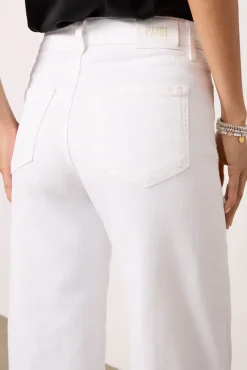 Jeans<PAIGE Anessa w Raw Hem Crispwhite