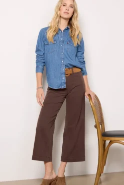 Pants & Leggings<PAIGE Anessa Wide Leg Richchocolate
