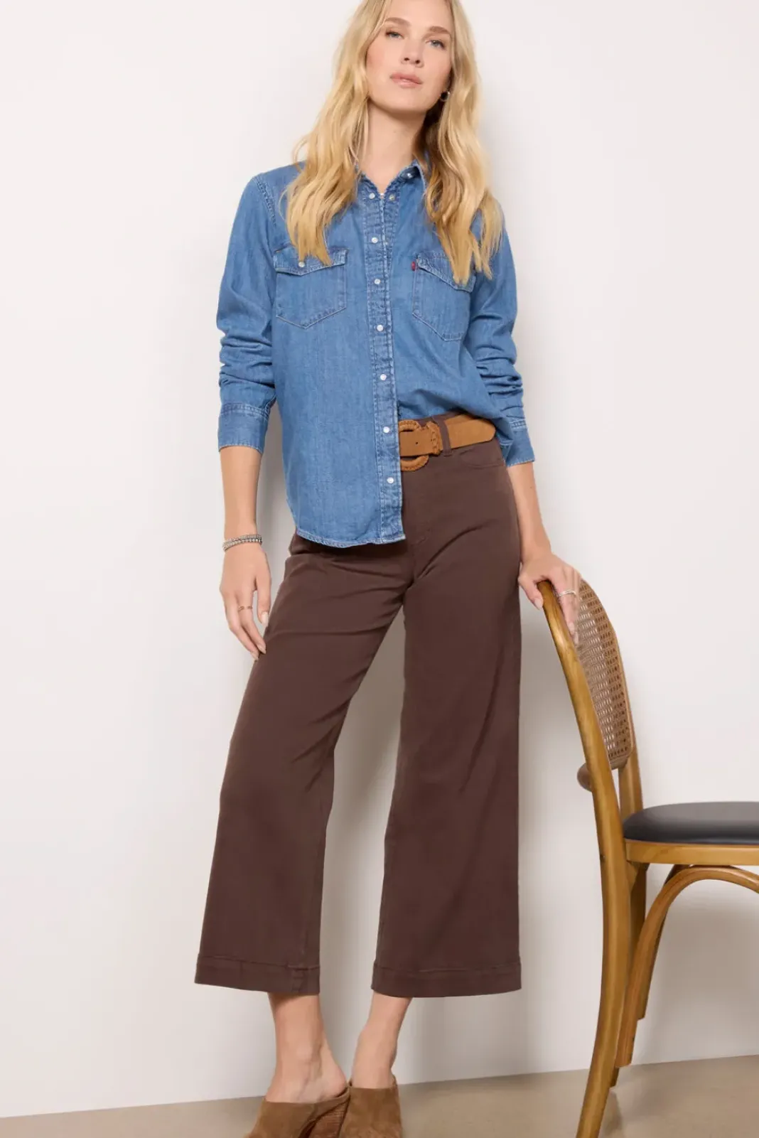 Pants & Leggings<PAIGE Anessa Wide Leg Richchocolate