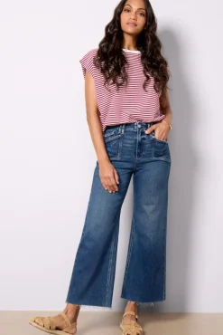 Jeans<PAIGE Anessa with Inset Pockets Amoroso