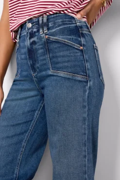Jeans<PAIGE Anessa with Inset Pockets Amoroso