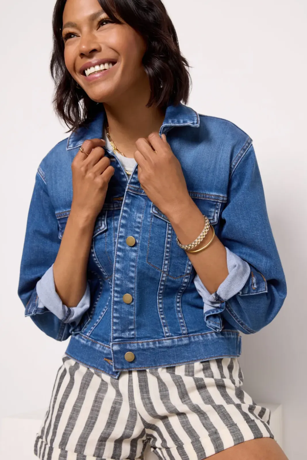 Blazers & Jackets<KUT FROM THE KLOTH Angela Denim Jacket Engross