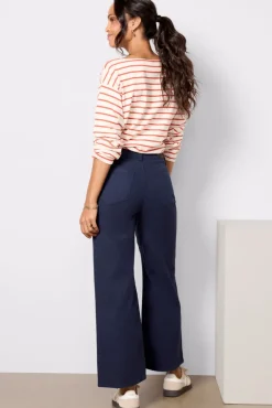 Pants & Leggings<PAIGE Ari W/ Waistband Tie Navy