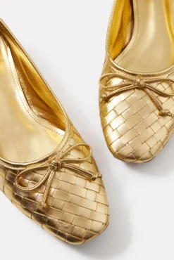 Shoes<SCHUTZ Arissa Flat Gold