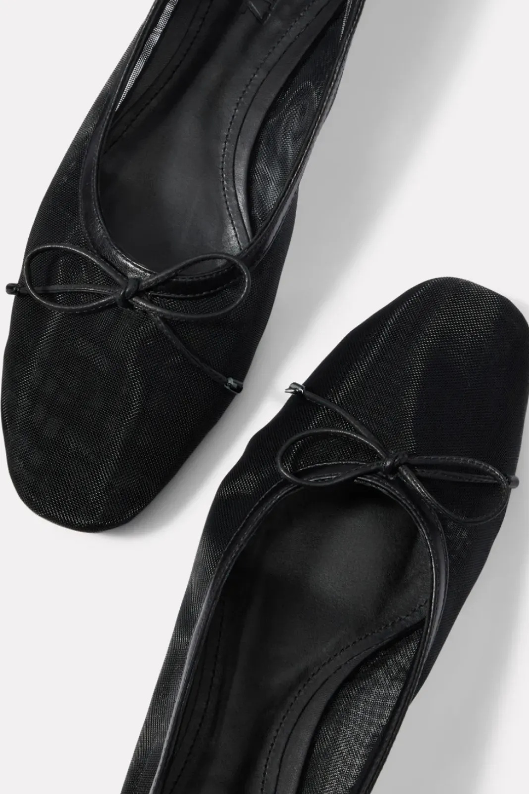 Shoes<SCHUTZ Arissa Mesh Ballet Flat Black