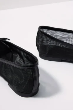 Shoes<SCHUTZ Arissa Mesh Ballet Flat Black