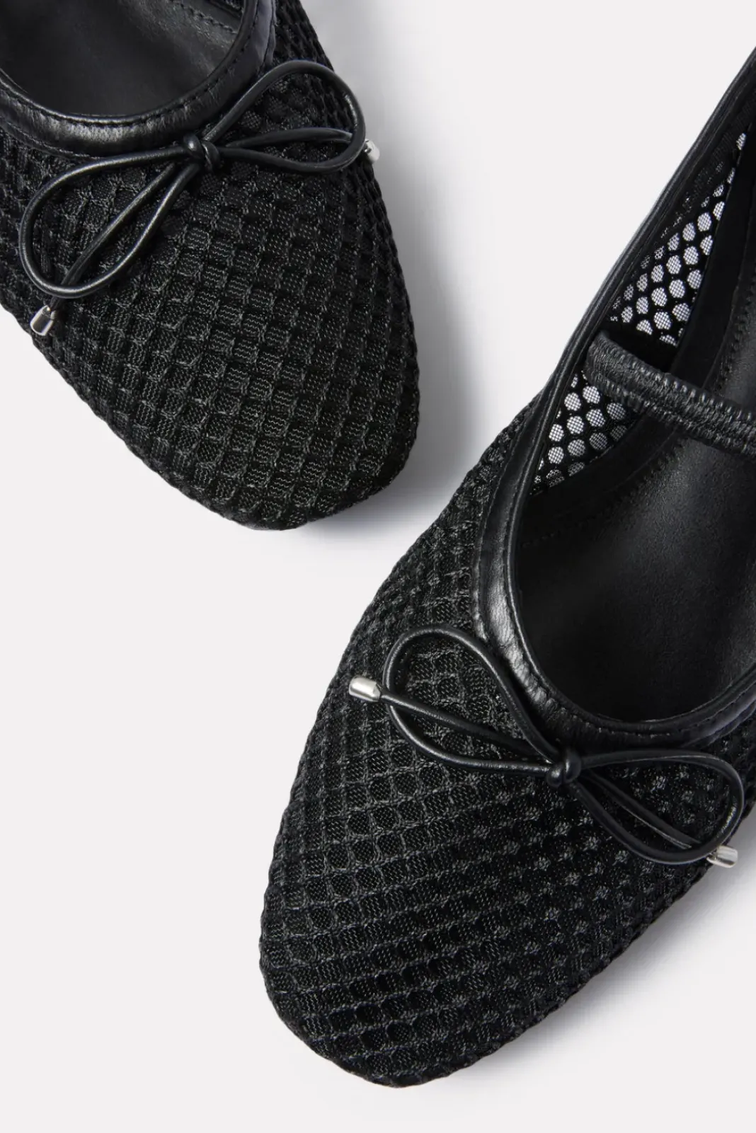 Shoes<SCHUTZ Arissa Mesh Ballet Flat Black