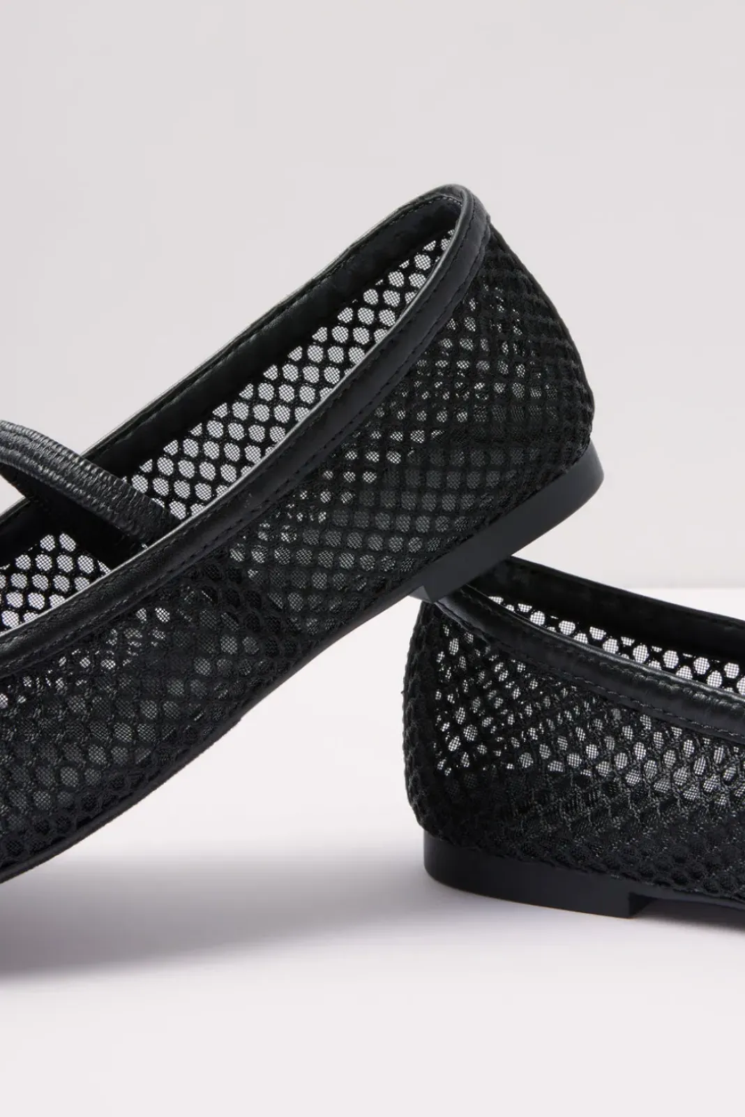 Shoes<SCHUTZ Arissa Mesh Ballet Flat Black