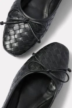 Shoes<SCHUTZ Arissa Woven Ballet Flat Black